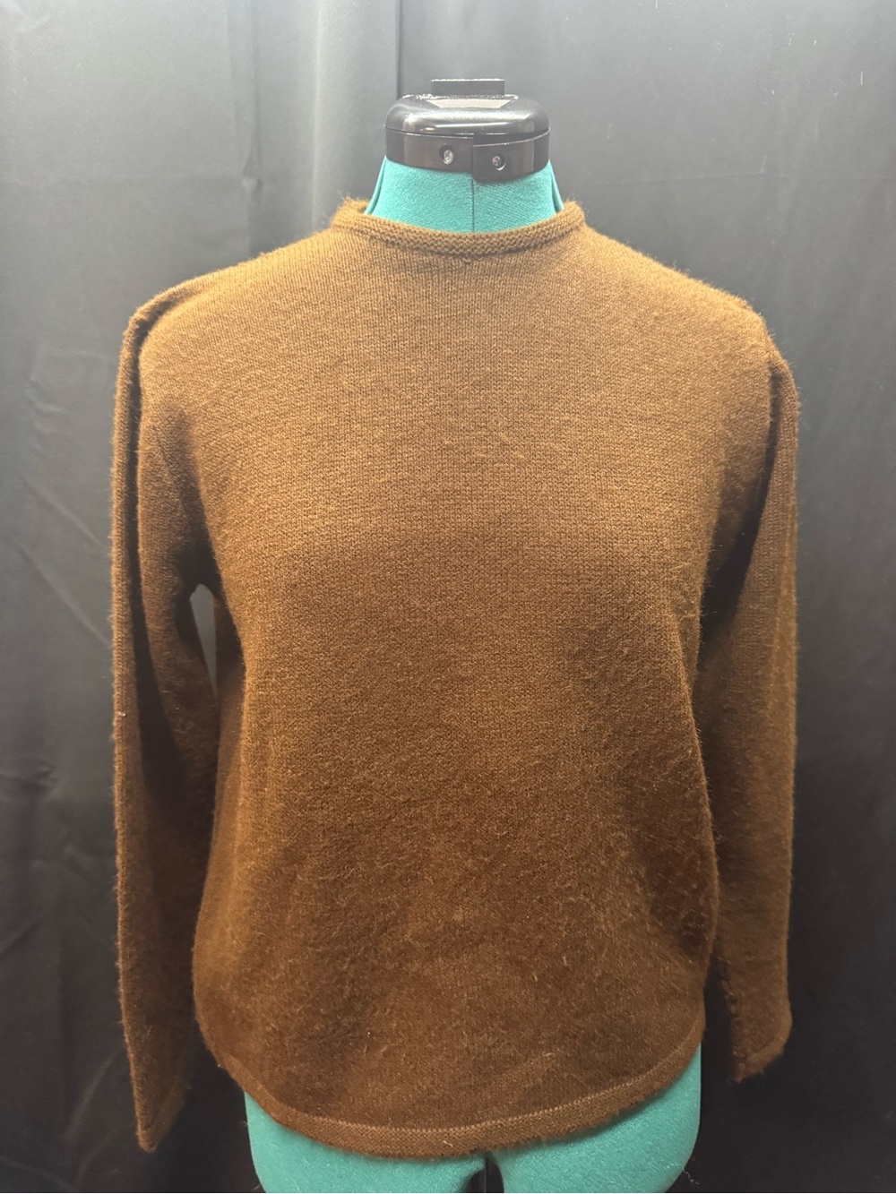 Bobbie Brooks Brown Turtleneck-Style Sweater